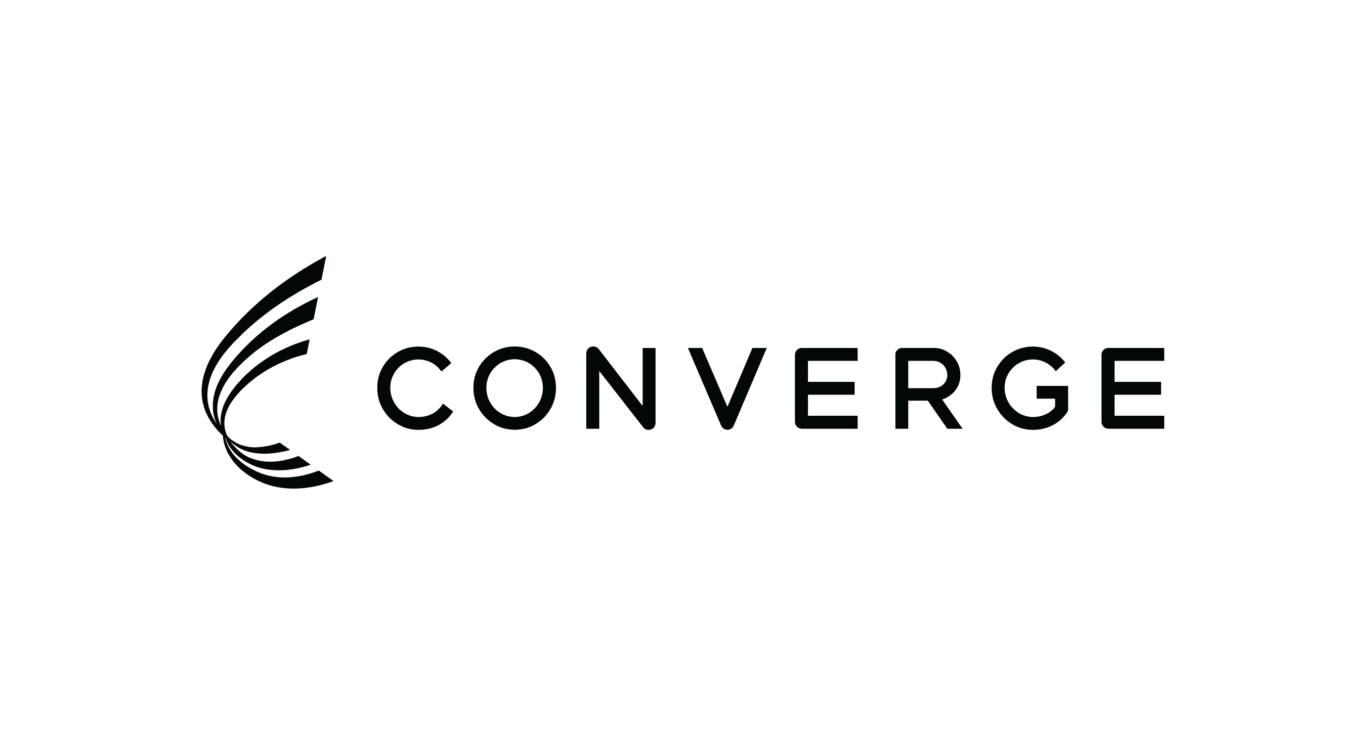 Converge (black, horizontal)