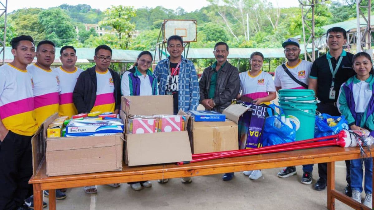 Converge joins Brigada Eskwela in Benguet to usher safe, comfortable opening of classes