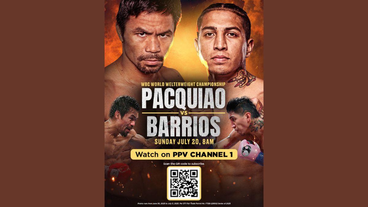 Converge brings exclusive entertainment content to IPTV, to showcase Pacquiao vs. Barrios fight via pay-per-view