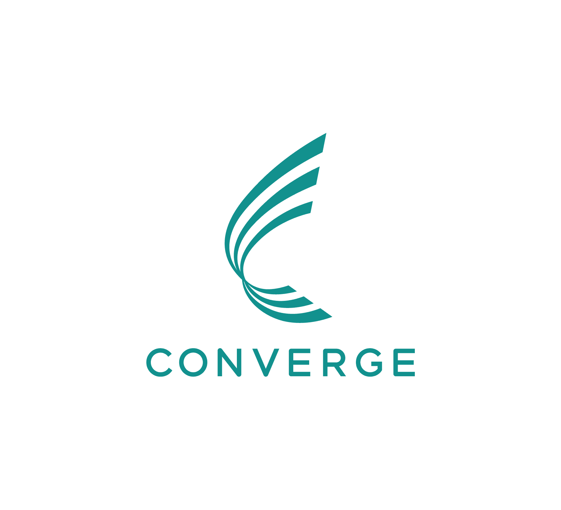 Converge (teal, vertical)