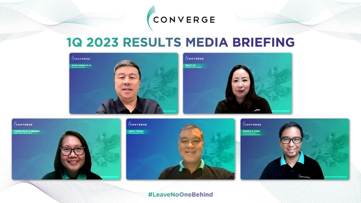 Converge sustains growth trend with solid financial results, industry-leading residential net adds growth in the first quarter